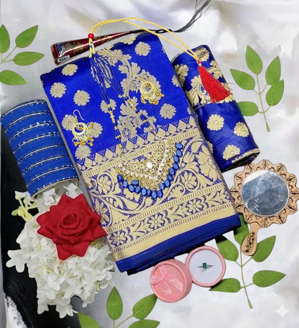 Best Saree combo package for gift. pmk45